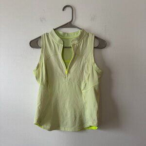 Lululemon Front Zip Mock-Neck Tennis Tank Top